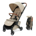 Easy-to-fold push stroller for children traveling by plane, lightweight alloy stroller