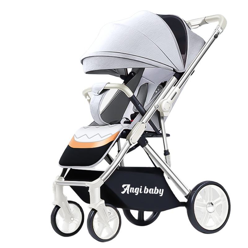 Two-way convertible lightweight folding portable baby stroller