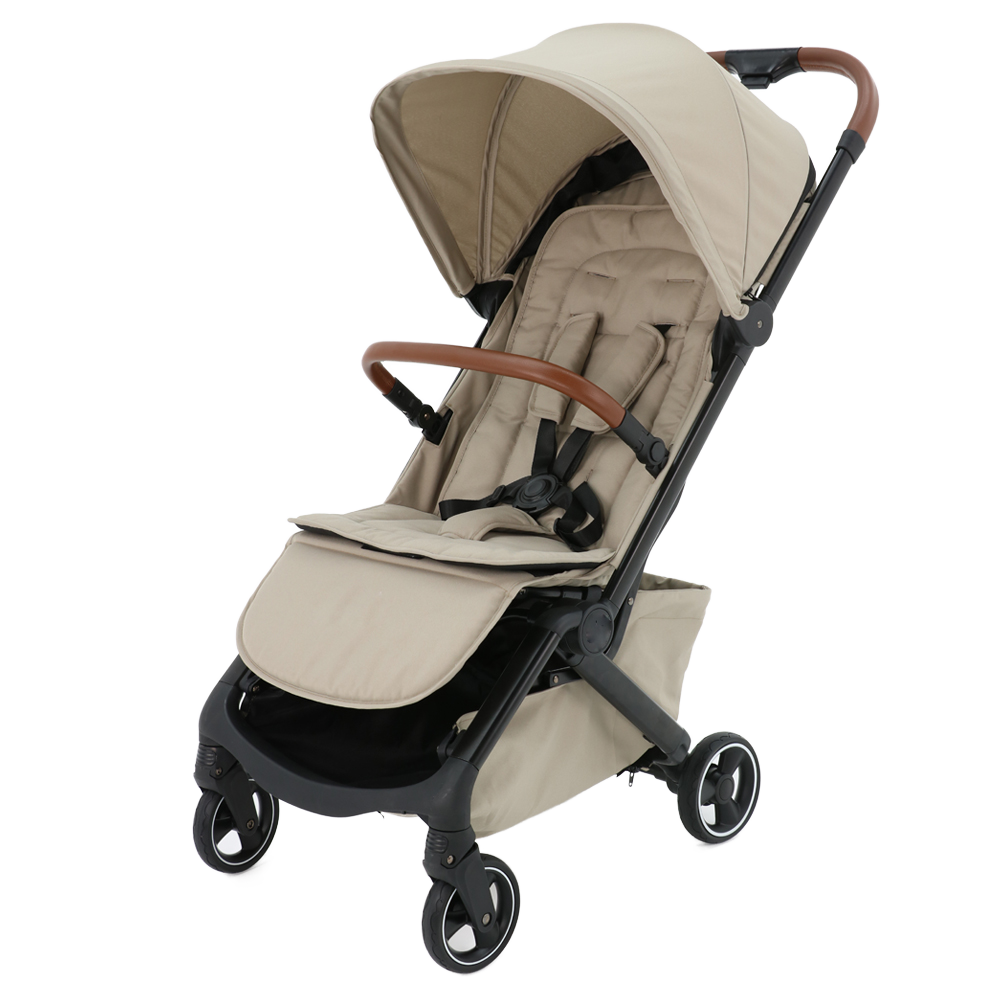 Easy-to-fold push stroller for children traveling by plane, lightweight alloy stroller