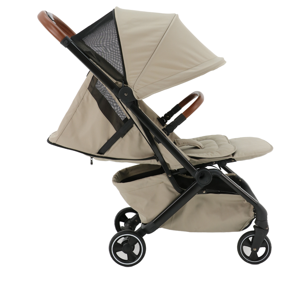 Easy-to-fold push stroller for children traveling by plane, lightweight alloy stroller