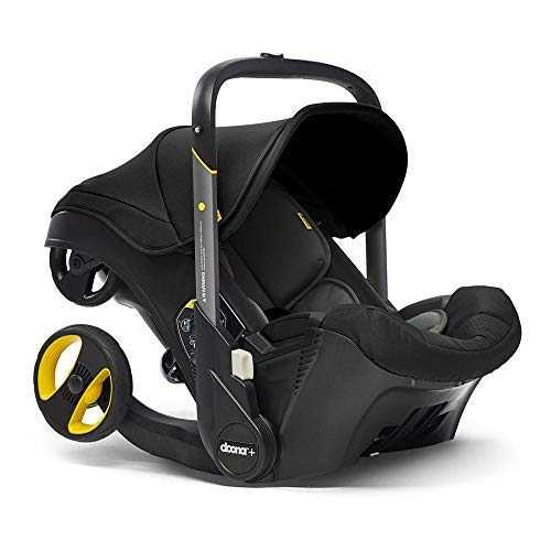 【Limited-time offer】Doona Car Seat & Stroller, Nitro Black - All-in-One Travel System