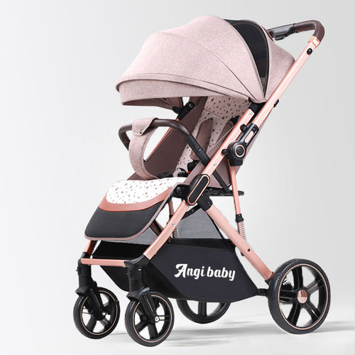 Two-way convertible lightweight folding portable baby stroller